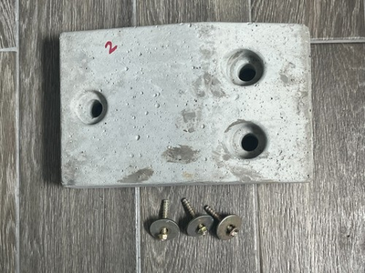 #ad GE General Electric Washer Rear Counterweight amp; Bolts WH01X10268 #0 $39.99