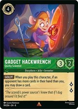 4x Gadget Hackwrench - Quirky Scientist - 99/204 - Rare NM-Mint Disney Lorcana: