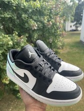 WIE NEU Air Jordan 1 Low Tie Dye schwarz,mint,silber,lila Gr.42,5