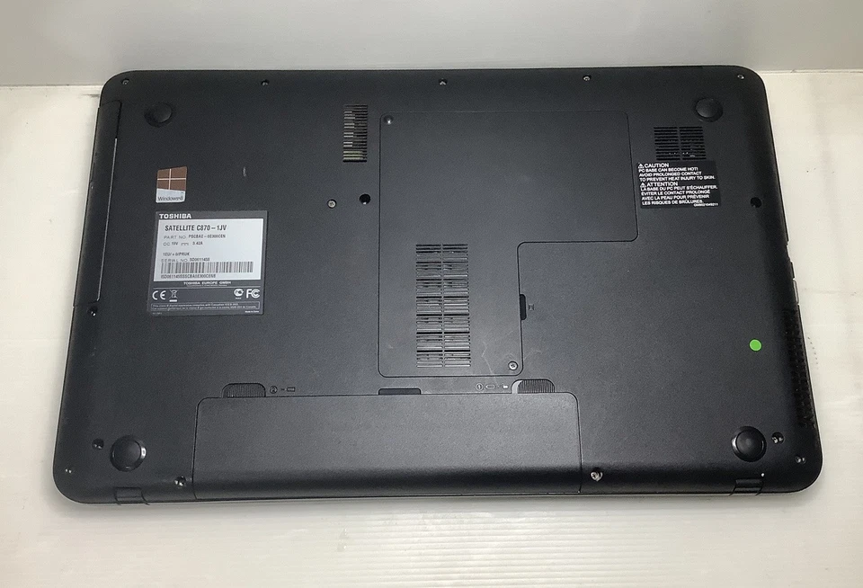 17.3”Toshiba Satellite C870-1JV,INTEL@2.20GHz,8GB RAM,250GB SSD,WIN 11(012)23H2 - image 2 of 4