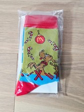 2025 Mcdonalds Grinch Christmas Mismatch Canada Exclusive Socks Brand New