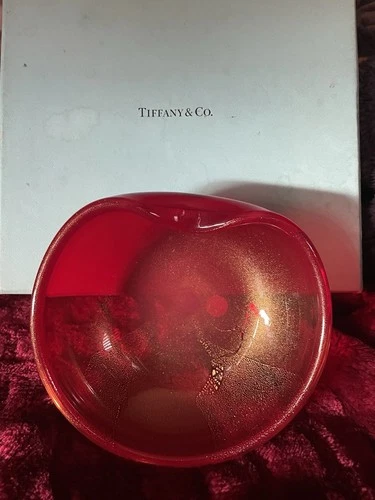 Elsa Peretti For Tiffany& Co Ruby Red 5” Thumbnail Bowl