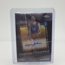 Topps Chrome Chromographs Autograph Logan Johnson /55 