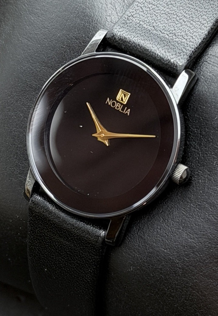 Vtg New 2000 NOBLIA Citizen 25mm Ultra Slim (4mm) Women's Quartz