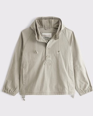 Abercrombie Men's Anorak Jacket Moss Regular SALE!!!