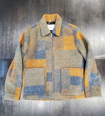 NN07 Gael 8267 Jacket in Brown Check Size L