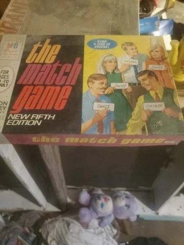 Vintage 1968 The Match Game Sixth Edition Board Game Milton Bradley