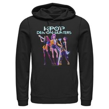 Men's KPop Demon Hunters Girls Group Shot Pull Over Hoodie