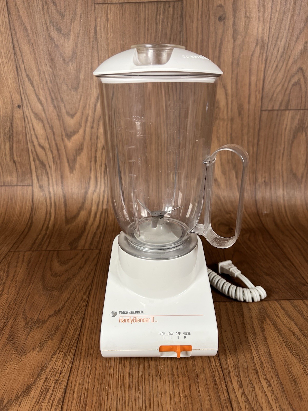 Black+Decker Handy Blender II Countertop Blender Vintage White Very Clean Tested