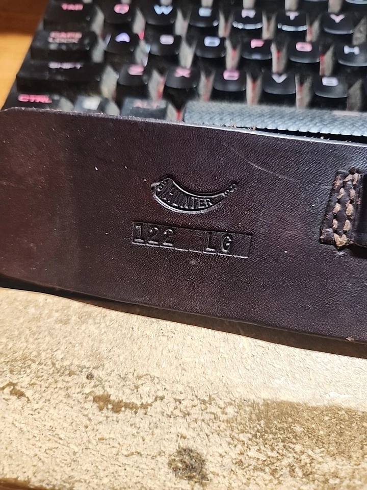 Cinturón Vaquero Occidental Vintage Hunter Cuero Munición Munición 122 Marrón Talla L .22 Foto 2 de 4