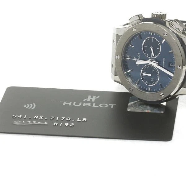 Hublot — Hublot Classic Fusion Chronograph Titanium Blue 541.NX.7170.LR 42mm Watch #C2311