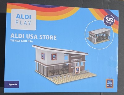 ALDI PLAY  USA Brick Build SUPERMARKET 552 BUILDING  BLOCK STORE New Sealed 