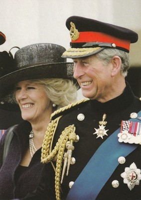***ORIGINAL POSTCARD***KÖNIGIN CAMILLA-KÖNIG CHARLES III.-WINDSOR-ADEL-LONDON