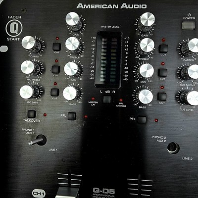 American Audio Q-D5 MKII Professional DJ Mixer, 2 Channel | eBay