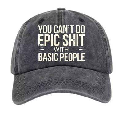 Epic Adventures Extraordinary People Baseball Cap Adjustable Inspirational Hat