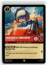 Adorabeezle Winterpop - Ice Rocket Racer 116/204 Common Azurite Sea Lorcana NM