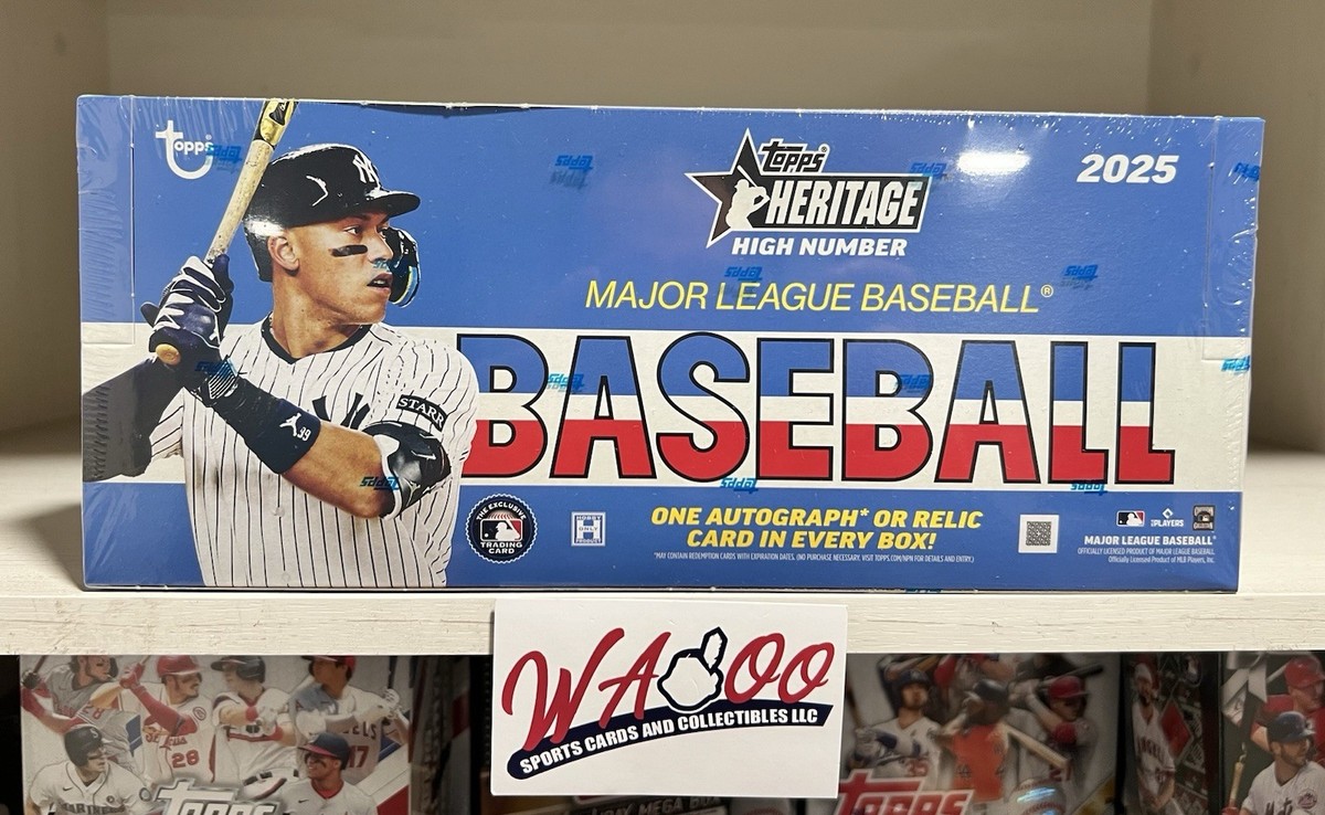 2025 Topps Heritage High Number MLB Baseball Factory Sealed Hobby 