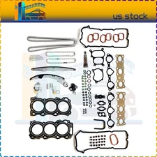 Fits 09 Nissan Pathfinder Suzuki Equator 4.0L Head Gasket Set & Timing Chain Kit