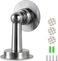 Magnetischer TüRstopper Edelstahl Starker Magnet Wand Boden Montage Ohne Bohren