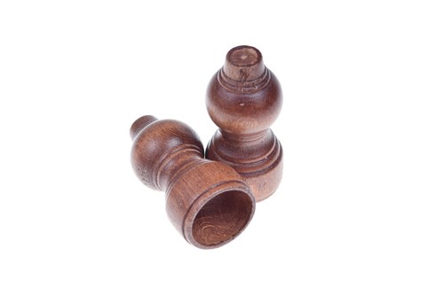 Wooden Curtain pole Finials 28mm classic Rail Finial Ends 2 Pcs - Picture 19 of 22
