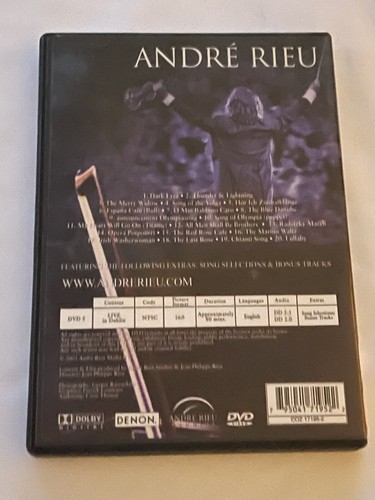 Andre Rieu: Live In Dublin (DVD, 2003, Special Music Edition) - Foto 3 di 3