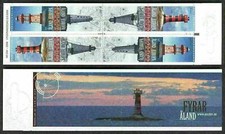 Aland J14 Booklet 2008 MNH Lighthouses Below face