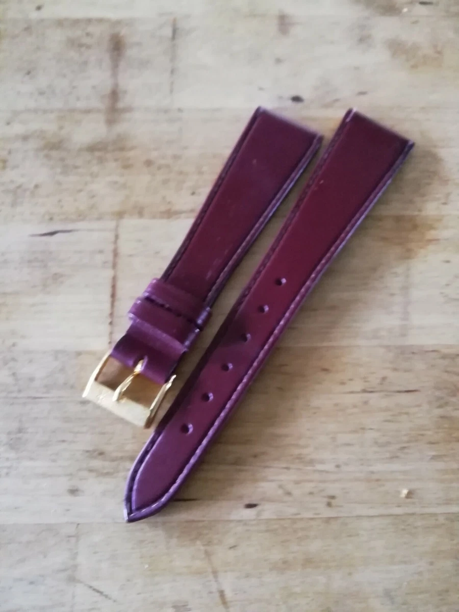 Oxblood leather hotsell watch strap