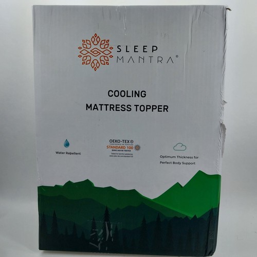 Sleep Mantra Twin Cooling Mattress Topper, Pillow-Top Optimum Thickness, Soft