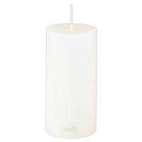 1 Sovie Stumpenkerze In Creme 7X15Cm - Dekokerze Blockkerze Weihnachtskerze