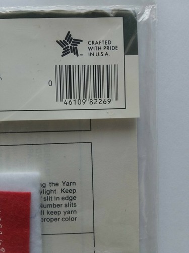 Bucilla Felt Stitchery Ski Patrol Christmas Ornaments Set of Two Factory Sealed - Picture 6 of 8