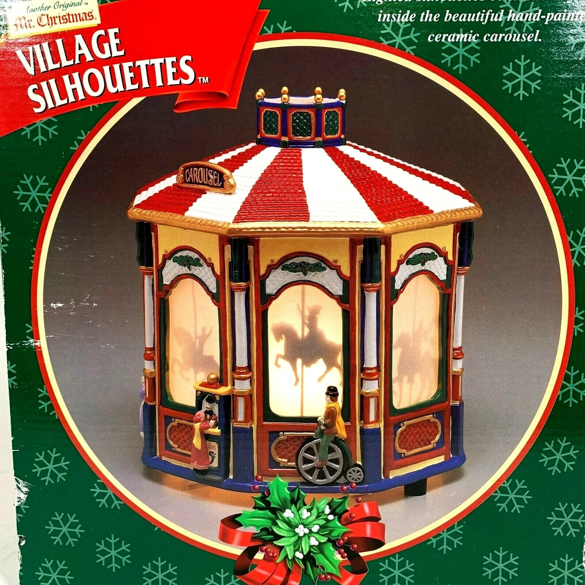 order online Mr Christmas Village Silhouettes Carouse