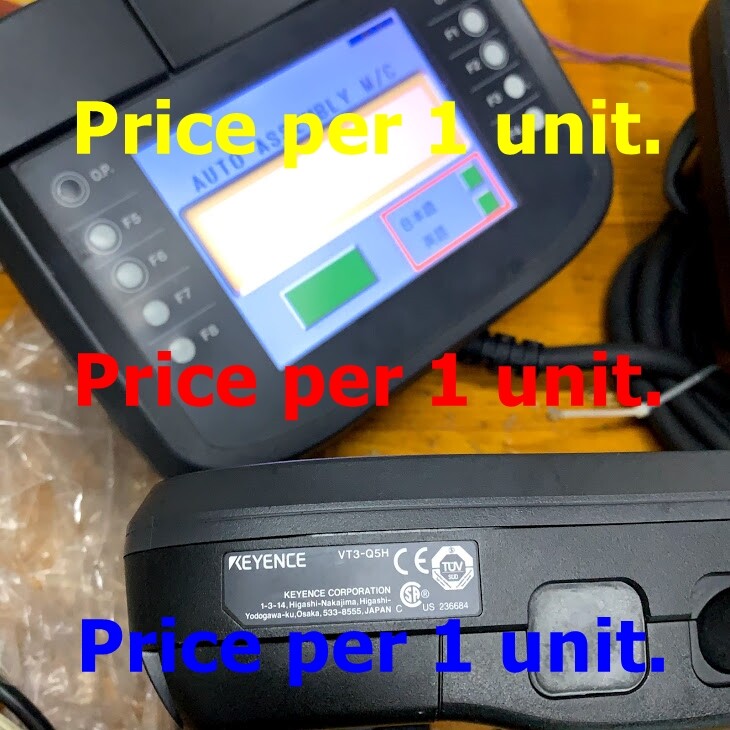 KEYENCE VT3-05TA ディスプレイモニター本体 KEYENCE VT3-E3 本体のみ未使用品 FA機器ドットコム / VT3-Q5TA