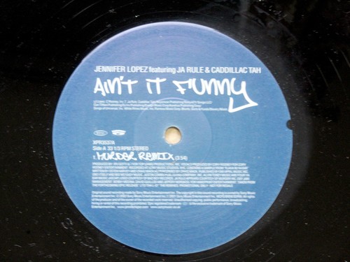 Jennifer Lopez & Ja Rule/Ain't It Funny/2002 Epic Promo 12" Single/EX - Picture 2 of 3
