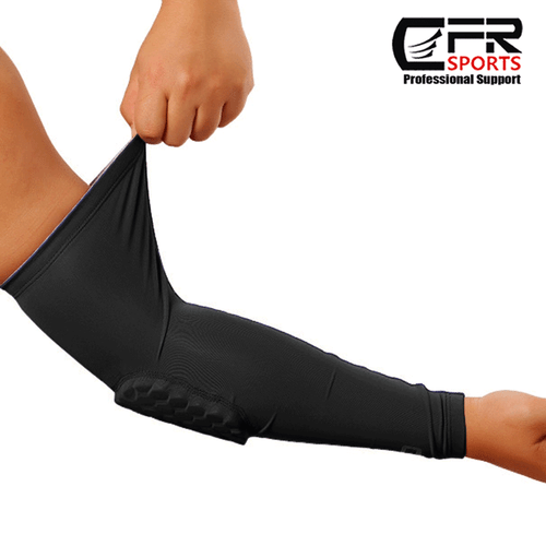 Compression Sleeve Arm Elbow Support Brace Joint Honeycomb Pad Arthritis Fitness - Picture 16 of 19