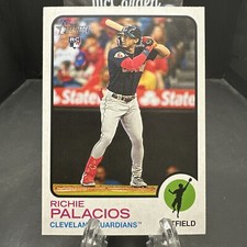 2022 Topps Heritage High Number Richie Palacios #634 Rookie RC Guardians