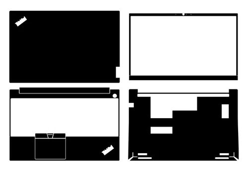 Carbon fiber Laptop Sticker Skin Cover for Lenovo Thinkpad E15 Gen2 15.6" 2021