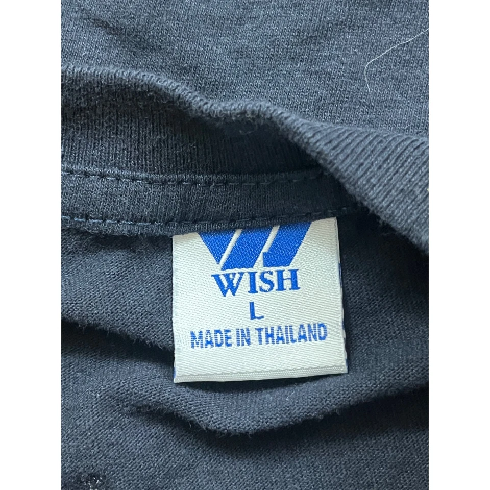 Thailand Shirt Mens Large Black Embroidered Elephant Boho Destination Bollywood - Image 4 of 4