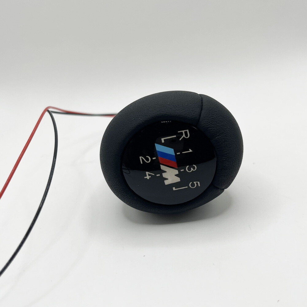 WEIGHTED ZHP 5 Speed illuminated Leather Shift Knob Fits for BMW