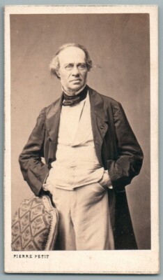 CDV 1865 Fromental Halévy Komponist Oper Die Jüdin Foto Stein Kleine Musik