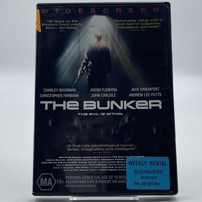 The Bunker- The Evil Within Region 4 PAL DVD Plus Special Features Ex Rental 