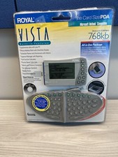 Royal Vista Card Size PDA Electronic Organizer with Detachable Keyboard