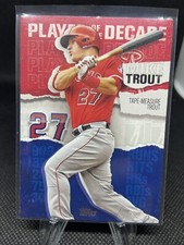 2020 TOPPS SERIES 2 #MT-13 MIKE TROUT PLAYER OF THE DECADE TAPE MEASURE NM-MT