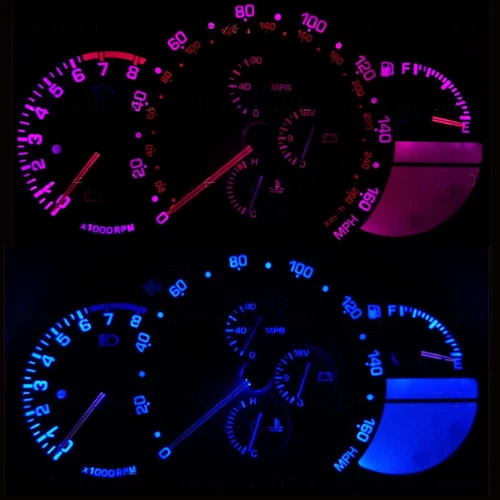 Gauge Cluster Instrument Bulbs Kit & Key Light LED Set for Lexus IS300 2001-2005 - Picture 3 of 13