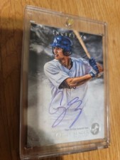 Corey Seager Signed 2013 Bowman Inception Baseball Card *LA Dodgers Topps