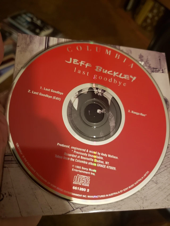 New Jeff Buckley Last Goodbye Australian Import CD Single 3 Songs - Image 3 of 4