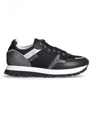 Shoes Liu Jo Wonder 01 Trainers Woman Faux Leather Black