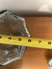 Mexican Hand Blown Glass Decanter w/ Mercury Glass Sphere Stopper Rare — photo 5