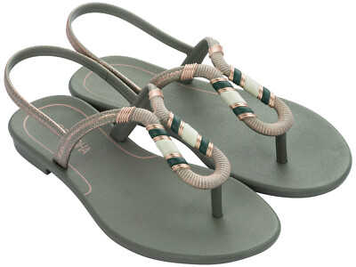 Grendha Damen Sandale 18214 90064 CACAU INSPRA green/oliv Gr. 39,40