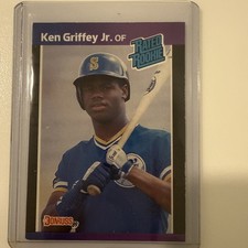1989 Donruss - Rated Rookie Ken Griffey Jr #33 *Denotes* on Back (RC)