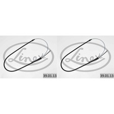 2x LINEX Handbremsseil Seilzug Feststellbremse für Skoda Fabia II 542 1.2 1.4